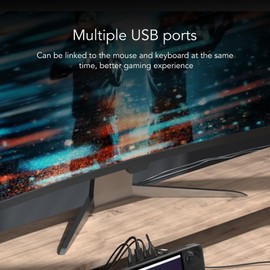 Vikye 5 in 1 Steam Deck Dock 100W Type C to PD HD Multimedia Interface USB3.0 2xUSB2.0 Game Console Dock