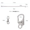 [Ahiller] Sturdy Wallet Chain, [Double Locking Carabiner, Stainless Steel Chain],