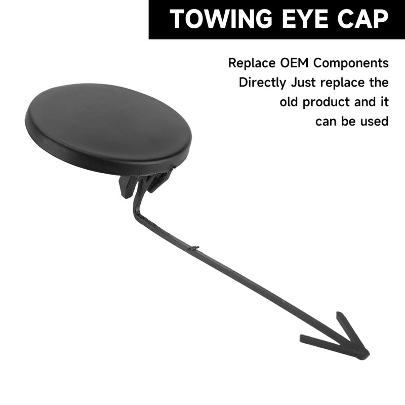Front Tow Hook Cover for VW Jetta 2011-2014 5C6807241