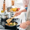 Biluer Wooden Spatula,6 PCS Cooking Spoon Kitchen Spoon Ilien Large
