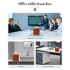 Tissue Box Cover, Jeethemy Square PU Leather Tissue Box Holder,