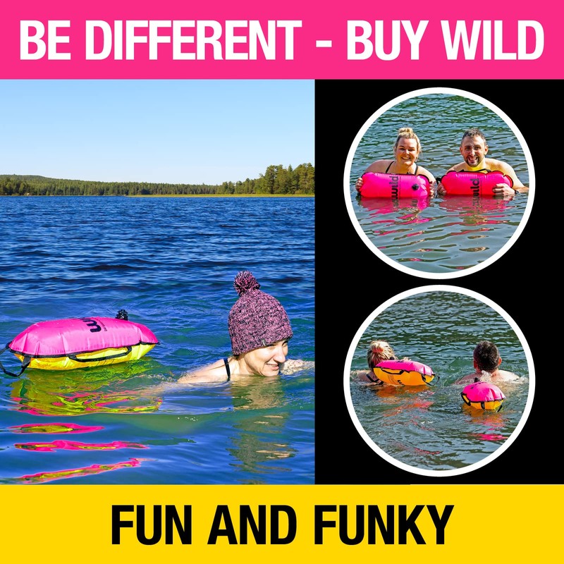 Dippy Wild Swimming Float | Swim Buoy | Tow Float