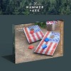 Hammer + Axe Bean Bag Cornhole Set Game American Flag