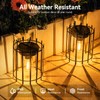 KOOPER Solar Lanterns Outdoor Waterproof, 14.56" Upgraded Bright Hanging Solar