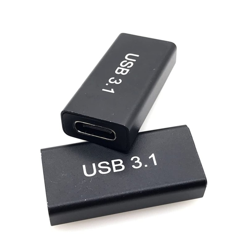 YFFSFDC USB-C Female to USB-A Female Converter Adapter, Type-C Female