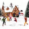 GW Box 5 Pcs Christmas Village People Figurines