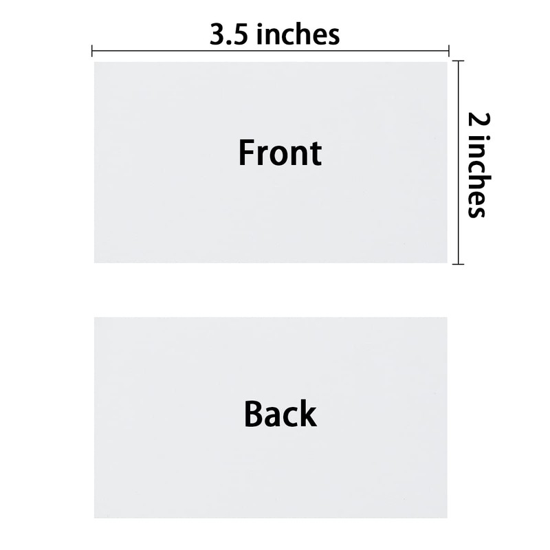 100 Pack Thick Paper Cardstock Blank Heavy Cards Stock for