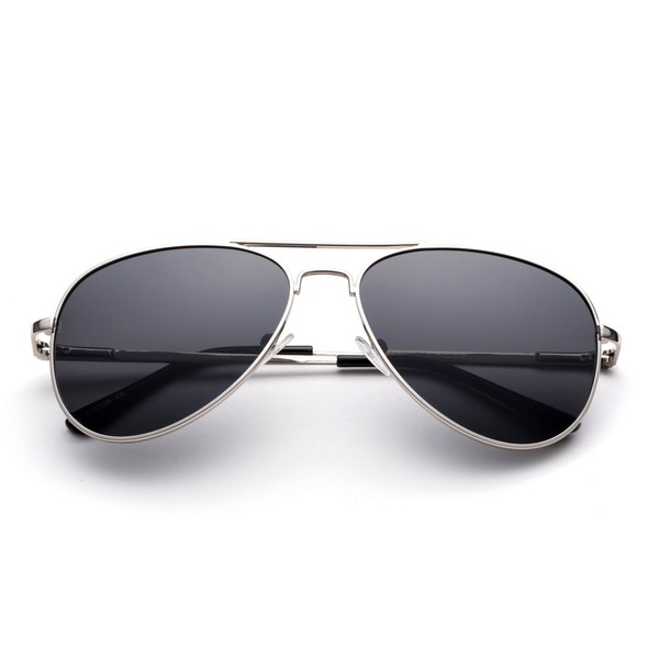 Polarized Kids Teens Juniors Aviator Polarized Sunglasses Stainless Steel Frame