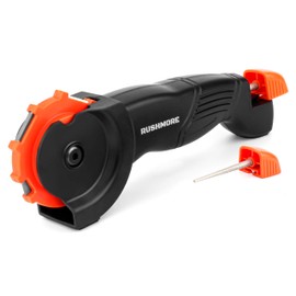 Rushmore Multipurpose Garden Tool & Knife Sharpener – 6-in-1 Diamond, Carbide & Ceramic Blade Sharpener for Pruners, Scissors, Axe, Machete, Hedge Shears & Lawn Mower Blades