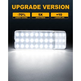 NEIFILES 4PCS LED Interior Door Panel Courtesy Light Compatible with Ford Bronco F150 F250 1992-1996,F350 1992-1997,5X Brighter,Plug & Play Installation