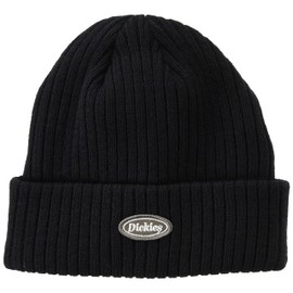 Dickies Logo Appen Knit Cap Beanie, Black