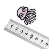 Cyrank Sew on Patches 10 Pieces Cute Pink Jellyfish Embroidered