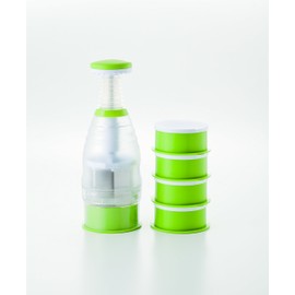 Giaretti Chopper, Green Chopper, Diameter 3.7 x Height 10.2 inches (9.5 x 26 cm)