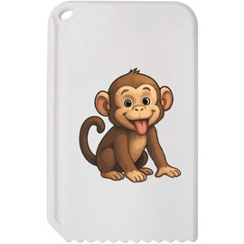 Azeeda 'Cheeky Monkey' Plastic Ice Scraper (IC00045648)