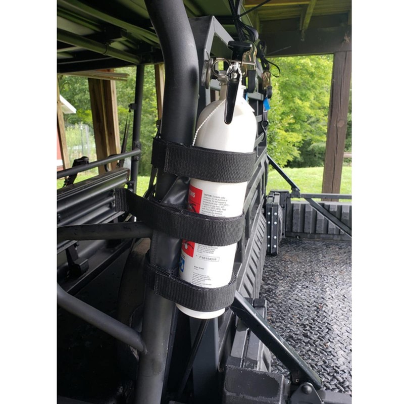 UNIGT Universal UTV Roll Bar Fire Extinguisher Holder Compatible with