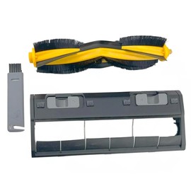 Goodsby Replacement Main Roller Brush Bar Brushroll + Lid Cover for Ecovacs OZMO Deebot T8, T8+, AIVI T8+, T9+, N7, N8 Pro, N8 Pro+, N10, N10 Max+ Robotic Vacuum Cleaner