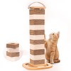 CHEERHOME PETS Cardboard Cat Scratching Post 24.2 Inch, Cat Scratcher