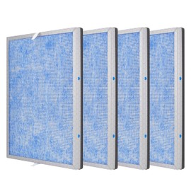 Asheviller MSA3/MSA3S Filter Replacement, Compatible with Membrane Solutions MSA3 and MSA3S Smart Air Purifier, 【Upgraded】3-in-1 H13 True HEPA Filter, 4 Pack