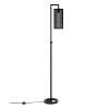Pemberly Row 69.5" Adjustable Height Metal Floor Lamp in Blackened