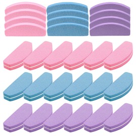 Pack of 30 Buffer for Nails, Nail Buffer Set with Cuticle Pusher, Nail File 100/180 Grit, Polishing File Fingernails for Gel Nails and Natural Nails, Nail Polishing Block for Nail Studio and Home