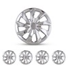 ROXX 4Pcs Set 15inch Universal Wheel Rim Cover Hubcaps Replacement