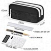 KTMOUW Estuche para Lapices Gran Capacidad con 3 Compartimentos con