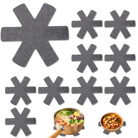 Pfannenschoner, 10 Stück Pfannenschutz Topfschutz, Hitzebeständigerung, Stapelschutz, Topfschoner Anti-Rutsch Stapelschutz für Pfannen, Töpfe und Schüsseln, Küchenutensilien