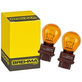 2x BREHMA PY27/7W WX2.5x16q 12V 27/7W Type 3757A US-Cars Indicator Car Orange