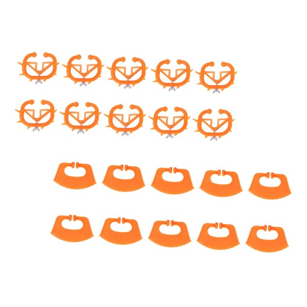 CIYODO 10pcs Livestock Nose Clips Calf Weaning Ring Plastic Calf