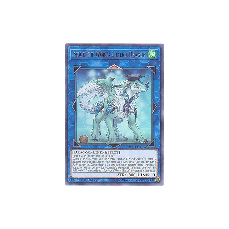 Yu-Gi-Oh! - Imduk The World Chalice Dragon - BLRR-EN086 -
