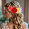 Haomye 5PCS Flower Hair Clip Boho Chrysanthemum Hairpin Hawaiian Floral