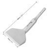 Vearter SDS Plus Chisel Bit, 3 Inches 15° Cranked Angled