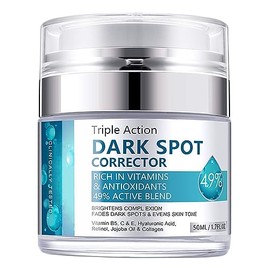 LAIKME - Crema corrector de manchas oscuras para cara y cuerpo, crema corrector de manchas oscuras que reduce la apariencia de manchas oscuras para ma