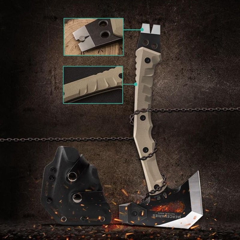 HX OUTDOORS Mercenarys Tactical Engineer Axes Multifunctional Explosion-Proof Axe Camping