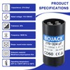 BOJACK 270-324 uF/MFD 110-125 VAC 50/60 Hz Universal Round Start