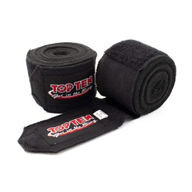 TOP TEN Boxing Bandage Elastic 5 cm x 350 cm Black