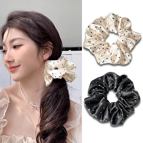 MILANA Scrunchy Hair Rubber Non-marking Hair Elastic for Adults Hair