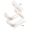 2 x White Jumbo Ladder Hooks / Large Garage Shed