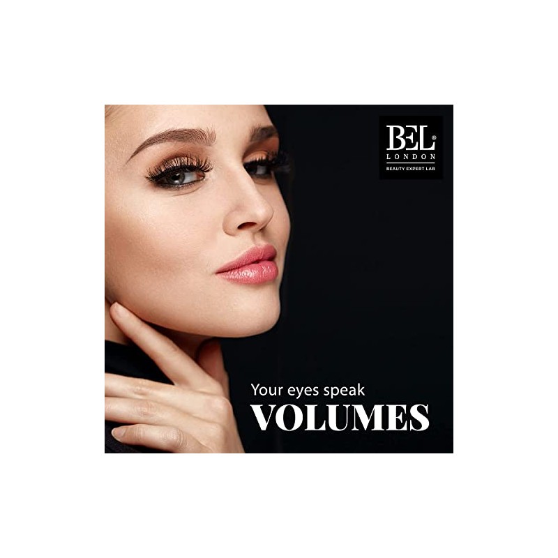 BL Máscara De Pestañas Fat Brush De Bel London, Volumen