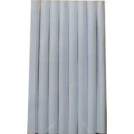 SNAP ON WHITE RADIATOR PIPE SLEEVE COVERS PACK OF 8