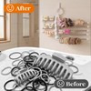 Stainless Steel Scrunchie Holder, Hair Tie Organizer for Girls,2pcs