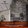 Skull Hooker Powder-Coated Steel XXL Bone Bracket – Designed to
