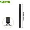 HOPESPANNER Universal 25.4x350mm Black Bike Seat Posts Durable Bike Saddle