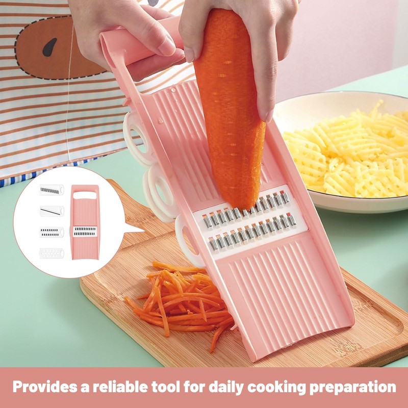 5 in 1 Manual Vegetable Grater Slicer,Vegetable Shredder,Carrot Grater,Veg Chopper