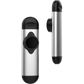 Kazoo for Adults and  with Adjustable Tone, Metal Kazoos with 10 Flute Diaphragms and Lanyards, Sliver - Color: Purple