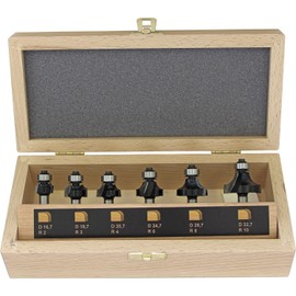 Fish 973CT06 A03 Rounding Bit Box 6 Piece Set HW R2/3/4/6/8/10