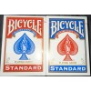 BICYCLE PLAYING CARDS Standard Blue And Red Decks Poker Black