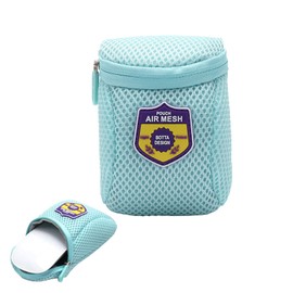 Clzemo Mouse Travel Case Pouch, Universal Mouse Protective Sleeve Small Carrying Storage Bag Zipper Closure, Portable Shockproof Wireless Gaming Mouse Organizer for USB Drive Data Cable Earphone Mice