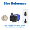 AQUANEAT Small Fountain Pump, 80 GPH Mini Submersible Water Pump