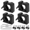 4Pcs Quick Release Rubber Clamp Mount Kit Firm Connection Quick